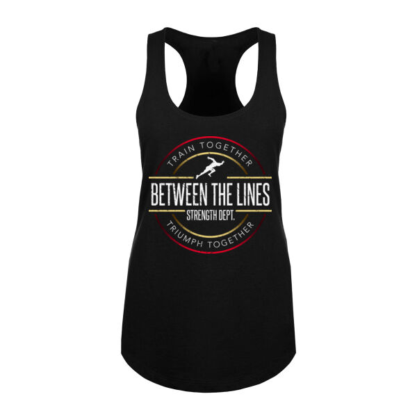 FULL COLOR CIRCLE BADGE - WOMEN'S FITTED TANK TOP Thumbnail
